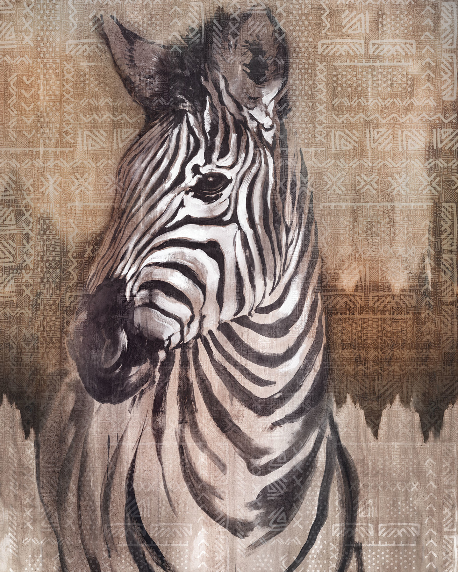 zebra-fotobehang-naturel-X4-1010